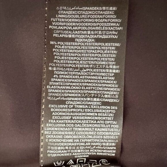 Guess By Marciano Arabian Night Animal Print Zip Front Crop Top Size 10 - Picture 9 of 10